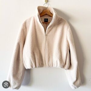 Zara Cream Fleece Jacket